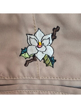 Byron Nelson Embroidered Golf Shorts Men’s W40 – Beige Khaki – 100% Polyester